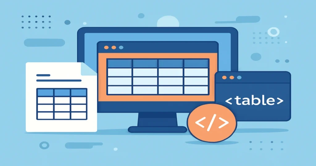 HTML-таблицы: как создать и оформить таблицу на сайте