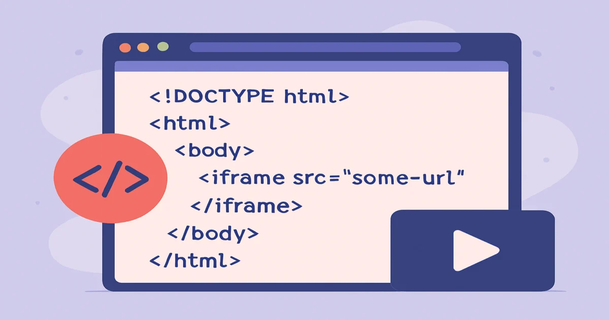 iframe в HTML: зачем нужен этот тег и как добавить его на страницу